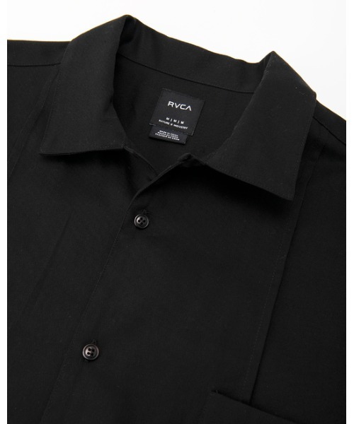 RVCA(ルーカ)の「RVCA メンズ CHAINMAIL SHIRTS ショートスリーブシャツ【2023年夏モデル】/ルーカ半袖シャツ(シャツ/ブラウス・メンズ・グリーン系その他/ホワイト/ブラック・SMALL/MEDIUM/LARGE/X-LARGE)」の5枚目の写真