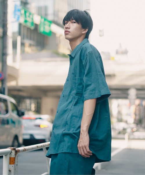 RVCA(ルーカ)の「RVCA メンズ CHAINMAIL SHIRTS ショートスリーブシャツ【2023年夏モデル】/ルーカ半袖シャツ(シャツ/ブラウス・メンズ・グリーン系その他/ホワイト/ブラック・SMALL/MEDIUM/LARGE/X-LARGE)」の20枚目の写真