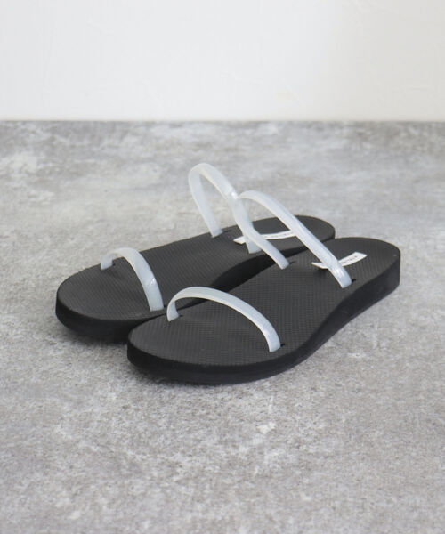 fredy emue（フレディエミュ）の「2ラインビーチサンダル（サンダル・レディース・オフホワイト/ライトブルー/ベージュ系その他・M）」の11枚目の写真