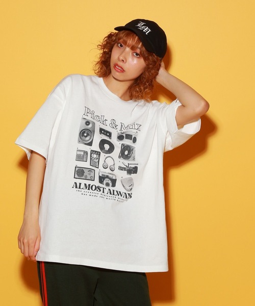 PBLIM（ページボーイリム）の「PBLIM/フィルムフォトT（Tシャツ/カットソー・レディース・ブラック/オフホワイト・MEDIUM/LARGE）」の8枚目の写真