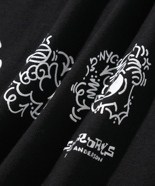 Saturdays NYC(サタデーズ ニューヨークシティ )の「Wall Art S/S Tee(Tシャツ/カットソー・メンズ・ホワイト/ブラック・L/M/S/XL/XXL)」の11枚目の写真