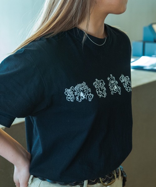 Saturdays NYC(サタデーズ ニューヨークシティ )の「Wall Art S/S Tee(Tシャツ/カットソー・メンズ・ホワイト/ブラック・L/M/S/XL/XXL)」の13枚目の写真