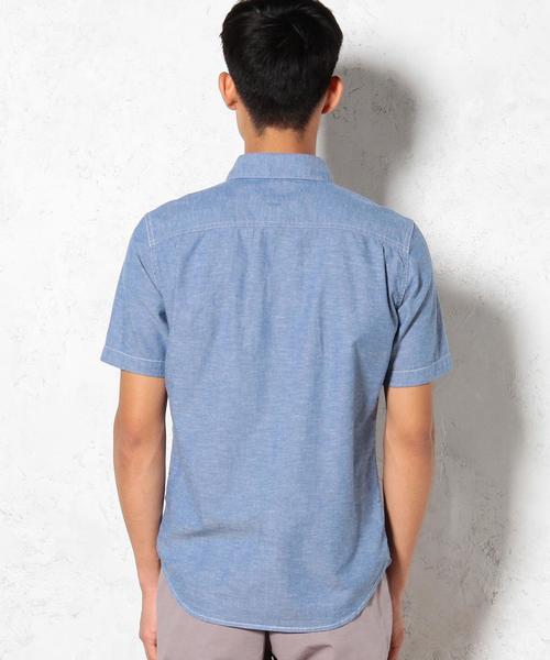 green label relaxing(グリーンレーベルリラクシング)の「KAPOC/CHAMB REG S/S シャツ◆(シャツ/ブラウス・メンズ・ブラック/ロイヤルブルー・X-LARGE/LARGE/MEDIUM/SMALL)」の10枚目の写真