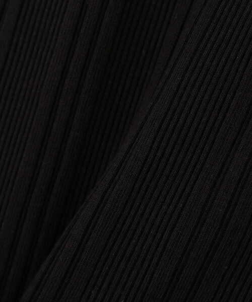 N.（N. Natural Beauty Basic）（エヌエヌナチュラルビューティーベーシック）の「◆テレコカップ付きタンクトップ（チューブトップ・レディース・ブラック/オフホワイト・MEDIUM）」の20枚目の写真