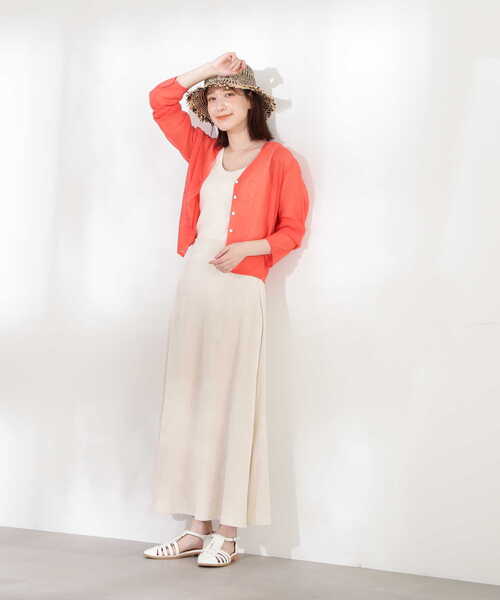 N.（N. Natural Beauty Basic）（エヌエヌナチュラルビューティーベーシック）の「◆テレコカップ付きタンクトップ（チューブトップ・レディース・ブラック/オフホワイト・MEDIUM）」の18枚目の写真