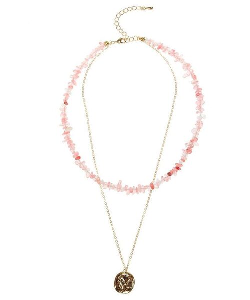 EVRIS（エヴリス）の「COLOR SHELLCHAIN 2連ネックレス（ネックレス・レディース・ゴールド/シルバー・FREE）」の6枚目の写真