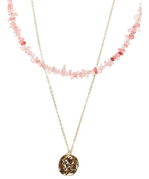 EVRIS（エヴリス）の「COLOR SHELLCHAIN 2連ネックレス（ネックレス・レディース・ゴールド/シルバー・FREE）」の7枚目の写真