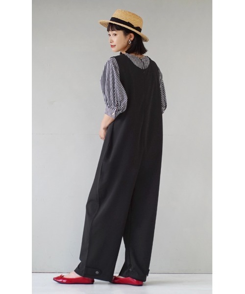 e-zakkamania stores(イーザッカマニアストアーズ)の「ボリュームスリーブ ラウンドヘムブラウス(シャツ/ブラウス・レディース・ストライプ/オフホワイト/ブラック×ホワイト・フリー)」の6枚目の写真