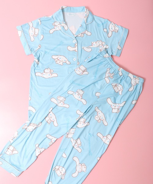 sanrio（サンリオ）の「sanrio ルームウェア セットアップ（ルームウェア/パジャマ・レディース・ネイビー/杢グレー/サックスブルー/ライトピンク/ライトパープル・M/L）」の3枚目の写真