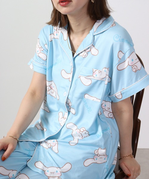 sanrio（サンリオ）の「sanrio ルームウェア セットアップ（ルームウェア/パジャマ・レディース・ネイビー/杢グレー/サックスブルー/ライトピンク/ライトパープル・M/L）」の13枚目の写真