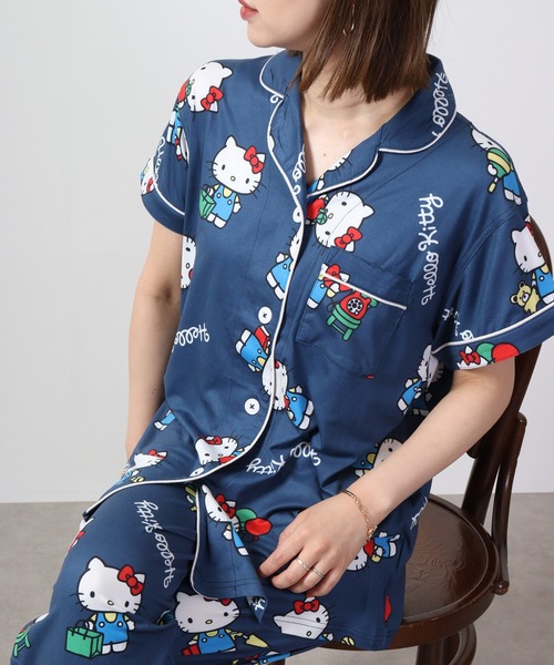 sanrio（サンリオ）の「sanrio ルームウェア セットアップ（ルームウェア/パジャマ・レディース・ネイビー/杢グレー/サックスブルー/ライトピンク/ライトパープル・M/L）」の12枚目の写真
