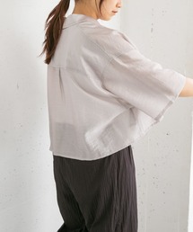 KBF | リングドットショートシャツ(シャツ/ブラウス)