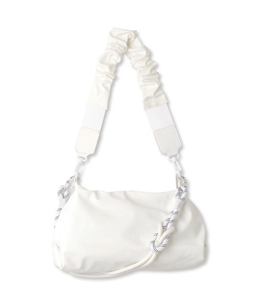 emmi（エミ）の「【emmi atelier】ナイロンボディーバック（ショルダーバッグ・レディース・オリーブ/ブラック/ホワイト・FREE）」の5枚目の写真