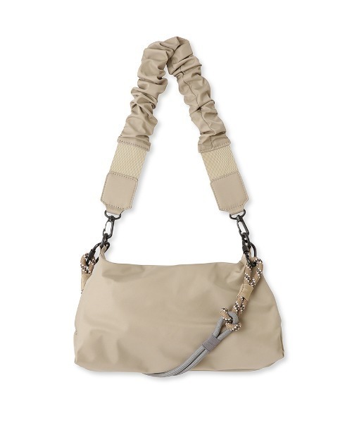 emmi（エミ）の「【emmi atelier】ナイロンボディーバック（ショルダーバッグ・レディース・オリーブ/ブラック/ホワイト・FREE）」の11枚目の写真