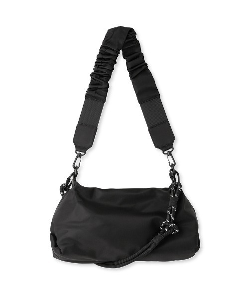 emmi（エミ）の「【emmi atelier】ナイロンボディーバック（ショルダーバッグ・レディース・オリーブ/ブラック/ホワイト・FREE）」の18枚目の写真