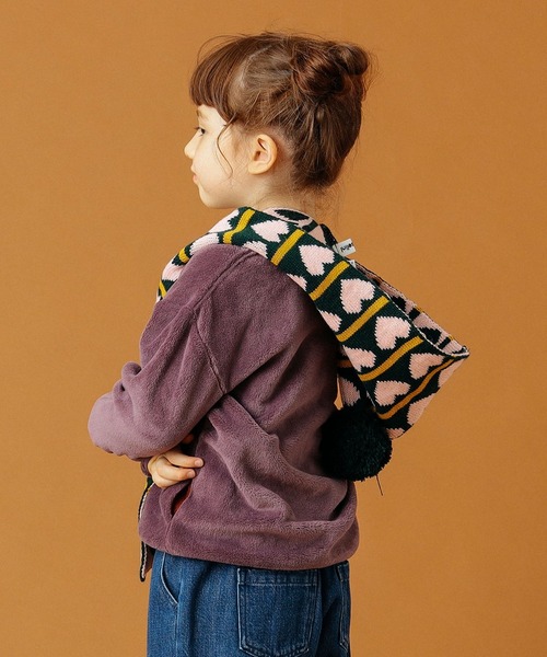 B:MING by BEAMS(ビーミングバイビームス)の「B:MING by BEAMS / ポケット付き ボア フリース プルオーバー(90~140cm)(スウェット・キッズ・ダークネイビー/アイボリー/パープル・90/100/110/120/130/140)」の12枚目の写真