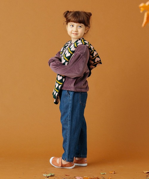 B:MING by BEAMS(ビーミングバイビームス)の「B:MING by BEAMS / ポケット付き ボア フリース プルオーバー(90~140cm)(スウェット・キッズ・ダークネイビー/アイボリー/パープル・90/100/110/120/130/140)」の8枚目の写真
