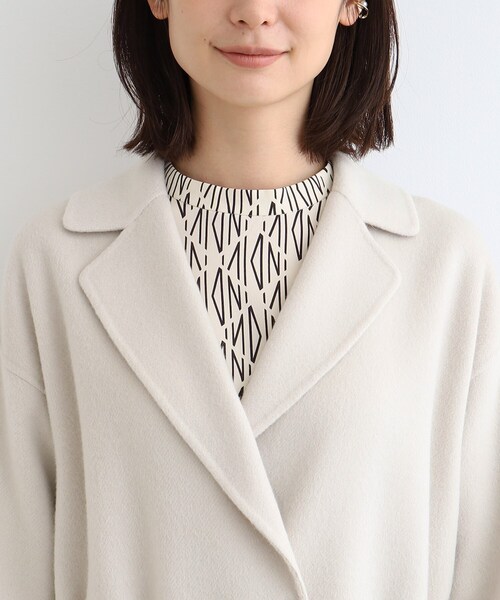 INDIVI（インディヴィ）の「◇【ウール／カラーコート】リバー