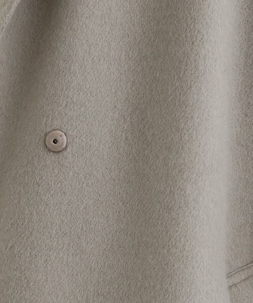 INDIVI（インディヴィ）の「◆【ウール／カラーコート】リバーテーラードロングコート（チェスターコート・レディース・アイボリー/ネイビー/ベージュ系その他2/ピンク・40/36/38/19/05/13/03/15 ）」の22枚目の写真