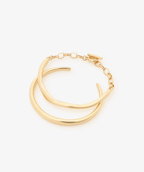 Afternoon Tea(アフタヌーンティー)の「2連ブレスレット(ブレスレット・レディース・ゴールド/シルバー・ONE SIZE)」の2枚目の写真