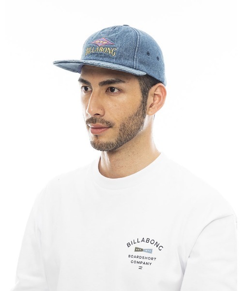 BILLABONG(ビラボン)の「BILLABONG メンズ 【BAD DOG】 HERITAGE STRAPBACK キャップ 【2023年秋冬モデル】/ビラボン帽子(キャップ)(キャップ・メンズ・ブラウン系その他/インディゴブルー・FREE)」の2枚目の写真