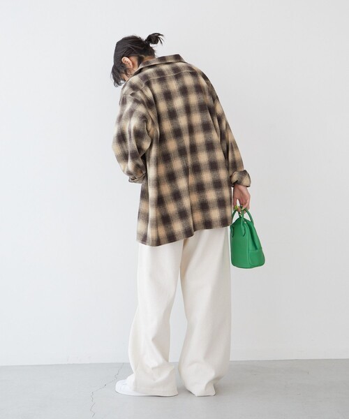 FREAK'S STORE（フリークスストア）の「限定展開　PENNEYS×FREAK'S STORE/ぺニーズ　別注 タックワイド ワークパンツ（その他パンツ・レディース・オレンジ/オリーブ/ベージュ/ナチュラル/ブラック/ネイビー・MEDIUM/SMALL）」の11枚目の写真