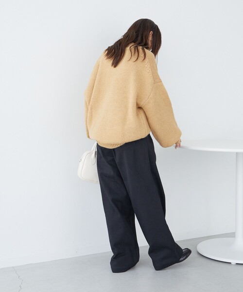 FREAK'S STORE（フリークスストア）の「限定展開　PENNEYS×FREAK'S STORE/ぺニーズ　別注 タックワイド ワークパンツ（その他パンツ・レディース・オレンジ/オリーブ/ベージュ/ナチュラル/ブラック/ネイビー・MEDIUM/SMALL）」の21枚目の写真