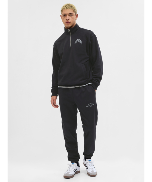 GAP（ギャップ）の「GAPロゴジョガーパンツ(ユニセックス)（スウェットパンツ・メンズ・ブラック/ライトグレー・XS/M/S/L/XL）」の9枚目の写真