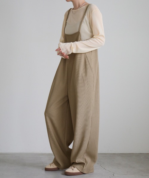 select MOCA（セレクトモカ）の「リップルルーズサロペット