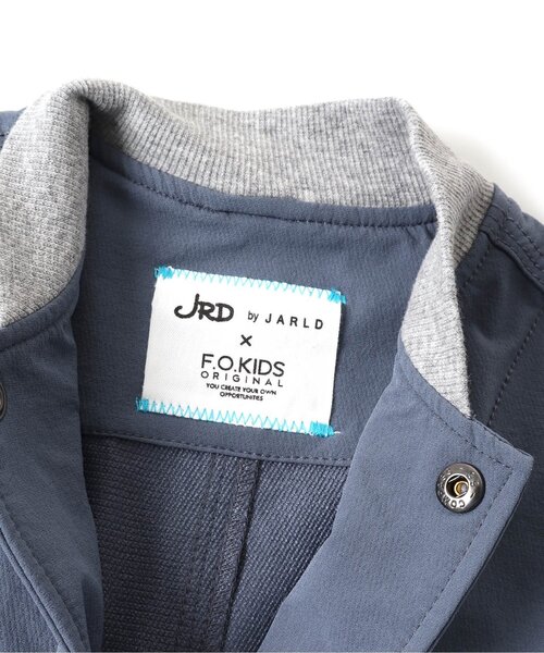 F.O.KIDS(エフオーキッズ)の「JRDコラボ リブ襟シャツブルゾン(ブルゾン・キッズ・ブルー/ベージュ・120/100/140/90/150/110/130)」の7枚目の写真