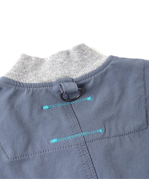 F.O.KIDS(エフオーキッズ)の「JRDコラボ リブ襟シャツブルゾン(ブルゾン・キッズ・ブルー/ベージュ・120/100/140/90/150/110/130)」の8枚目の写真