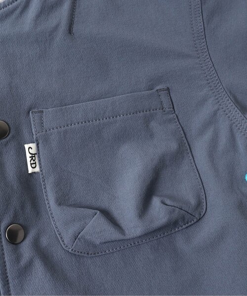 F.O.KIDS(エフオーキッズ)の「JRDコラボ リブ襟シャツブルゾン(ブルゾン・キッズ・ブルー/ベージュ・120/100/140/90/150/110/130)」の9枚目の写真