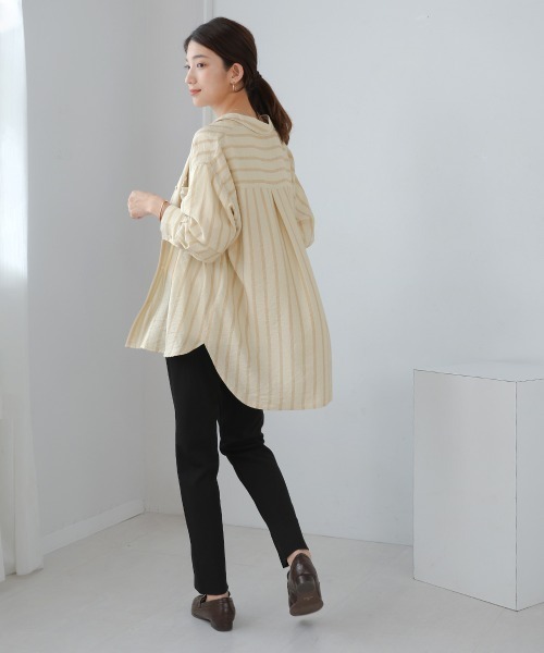 Bou Jeloud(ブージュルード)の「ストレートカットパンツ(その他パンツ・レディース・キャメル/ブラック/カーキ・36/38/40)」の7枚目の写真