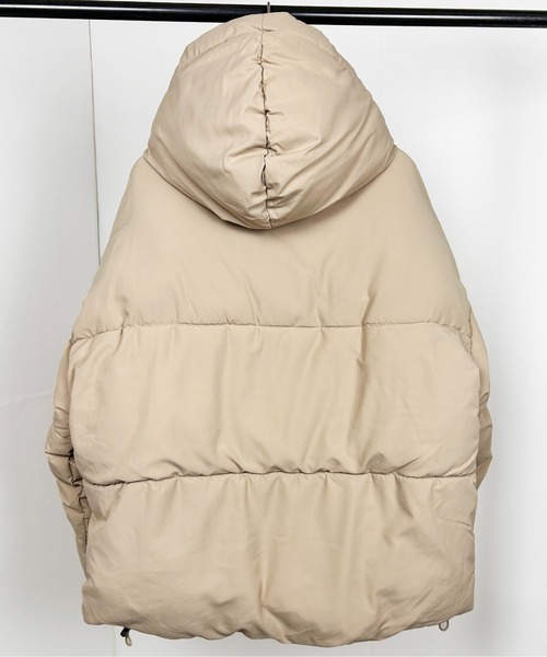 Meli rich（メリーリッチ）の「裾ラウンドフェイクダウンジャケット（ダウンジャケット/コート・レディース・ベージュ/アイボリー/ブラック/カーキ・MEDIUM）」の5枚目の写真