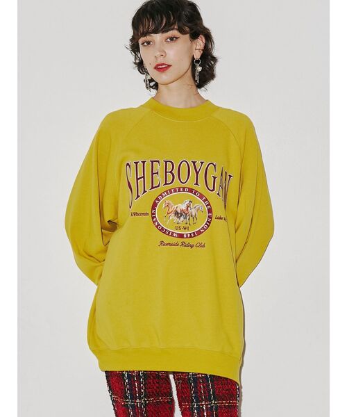 jouetie(ジュエティ)の「ホースライディングプルオーバー【スウェット/トレーナー】(スウェット・レディース・ブラック/グレー/イエロー/ボルドー・MEDIUM)」の12枚目の写真