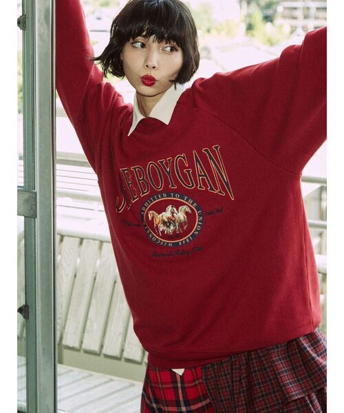 jouetie(ジュエティ)の「ホースライディングプルオーバー【スウェット/トレーナー】(スウェット・レディース・ブラック/グレー/イエロー/ボルドー・MEDIUM)」の20枚目の写真