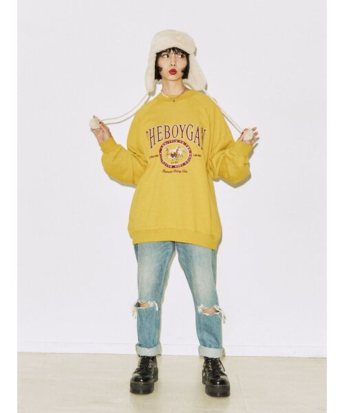 jouetie(ジュエティ)の「ホースライディングプルオーバー【スウェット/トレーナー】(スウェット・レディース・ブラック/グレー/イエロー/ボルドー・MEDIUM)」の16枚目の写真