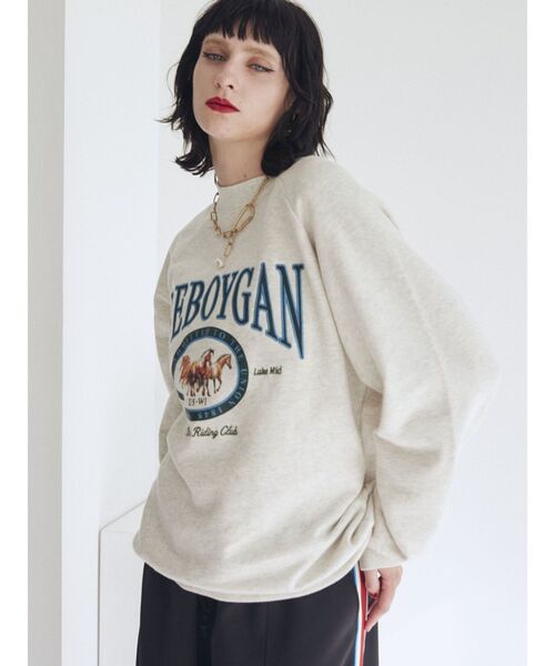 jouetie(ジュエティ)の「ホースライディングプルオーバー【スウェット/トレーナー】(スウェット・レディース・ブラック/グレー/イエロー/ボルドー・MEDIUM)」の10枚目の写真