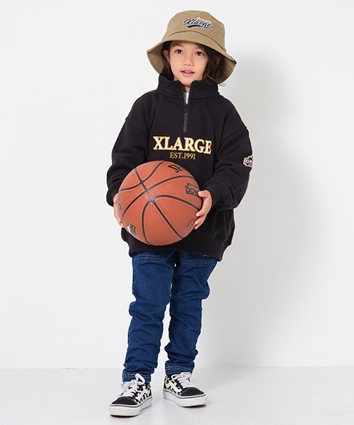 XLARGE KIDS（エクストララージキッズ）の「ジョグデニムマチツキパンツ（デニムパンツ・キッズ・グレー/ネイビー・100cm/140cm/80ｃｍ/120cm/110cm/90cm/130cm）」の5枚目の写真