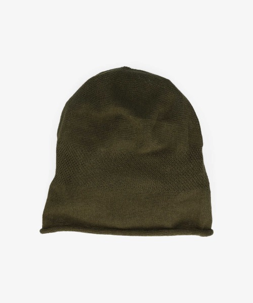 OVERRIDE（オーバーライド）の「OVERRIDE ROCKET BEANIE L/C / オーバーライド（ニットキャップ/ビーニー・メンズ・ベージュ/ネイビー/ブラウン/ブラック/オリーブ/グレー・57~59cm）」の10枚目の写真