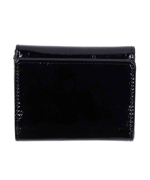 X-girl（エックスガール）の「FAUX PATENT LEATHER MINI WALLET（財布・レディース・ブラック/オレンジ/ライトグリーン・ONE SIZE）」の4枚目の写真