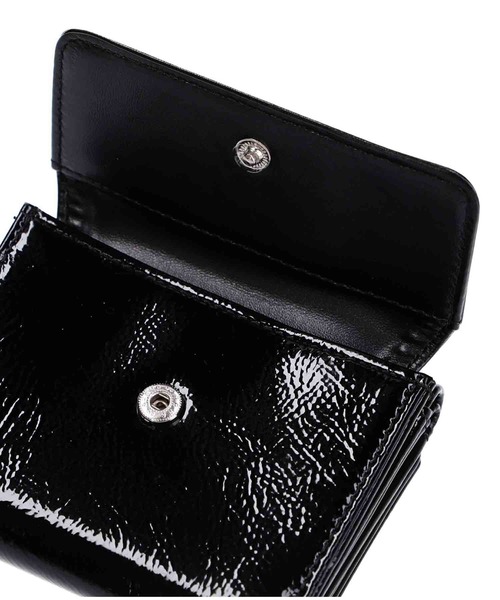 X-girl（エックスガール）の「FAUX PATENT LEATHER MINI WALLET（財布・レディース・ブラック/オレンジ/ライトグリーン・ONE SIZE）」の7枚目の写真