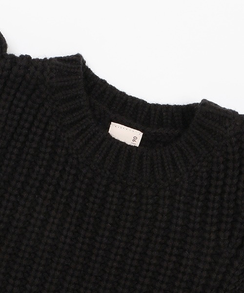 petit main（プティマイン）の「ニットベストセット柄ワンピース（シャツワンピース・キッズ・ライトブルー/グリーン・80ｃｍ/90cm/100cm/130cm/120cm/110cm）」の5枚目の写真