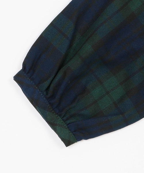 petit main（プティマイン）の「ニットベストセット柄ワンピース（シャツワンピース・キッズ・ライトブルー/グリーン・80ｃｍ/90cm/100cm/130cm/120cm/110cm）」の9枚目の写真