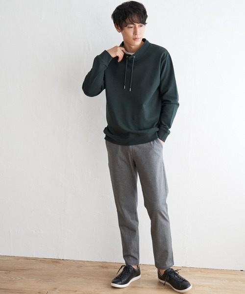 ikka(イッカ)の「EASYSTRETCH 起毛イージーパンツ(その他パンツ・メンズ・グレー/ブラック/ベージュ・S/M/L/XL)」の6枚目の写真
