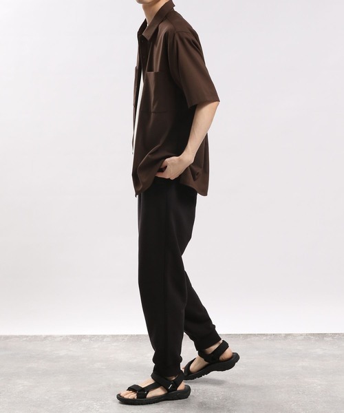 GLOBAL WORK Smile Seed Store（グローバルワーク スマイルシードストア）の「スウェットジョガーパンツ/175831（スウェットパンツ・メンズ・セージグリーン/ブラック/ネイビー・MEDIUM/X-LARGE/X-SMALL/LARGE/SMALL）」の4枚目の写真