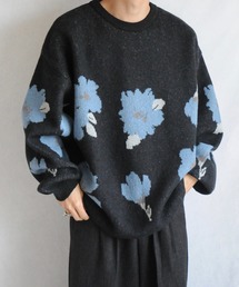 NILWAY | アソート総柄クルーネックジャガードニット(ニット/セーター)