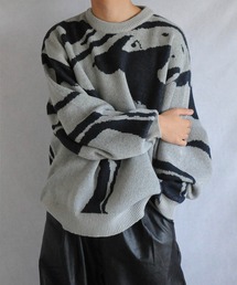 NILWAY | アソート総柄クルーネックジャガードニット(ニット/セーター)