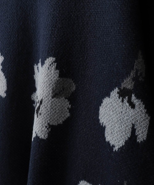 NILWAY（ニルウェイ）の「アソート総柄クルーネックジャガードニット（ニット/セーター・メンズ・グレー系/ブラック系/ネイビー系/ブラック系1・MEDIUM/LARGE）」の10枚目の写真