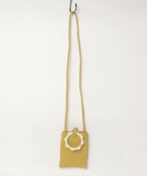 O/OVAL FLOWER POCHETTE スマートフォンポシェット